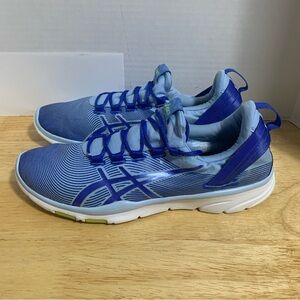 Asics Training Shoes‎ Gel Fit Sana Womens Size 10.5 Blue Lace Up Sneakers
